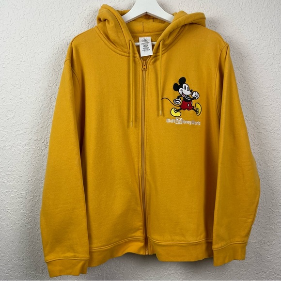 WALT DISNEY WORLD Classic Mickey Mouse Zip-up Hoodie XXL - Picture 2 of 10